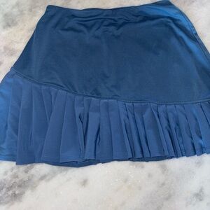 Soybu blue Pleated Mini Skirt